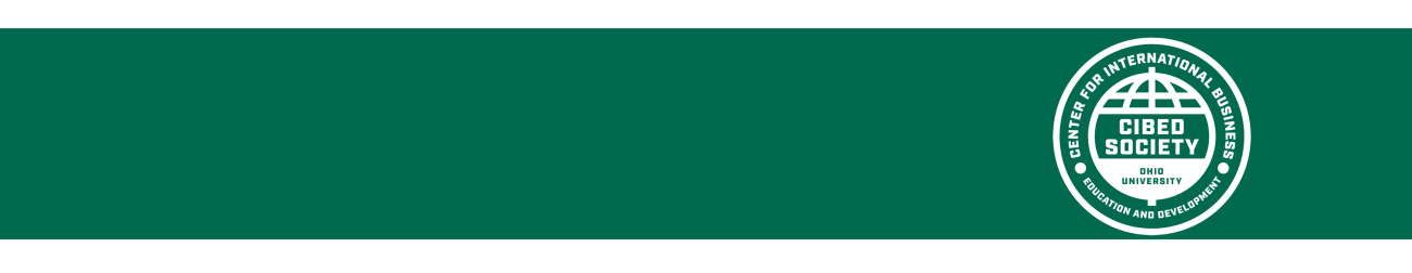 Cibed society green banner