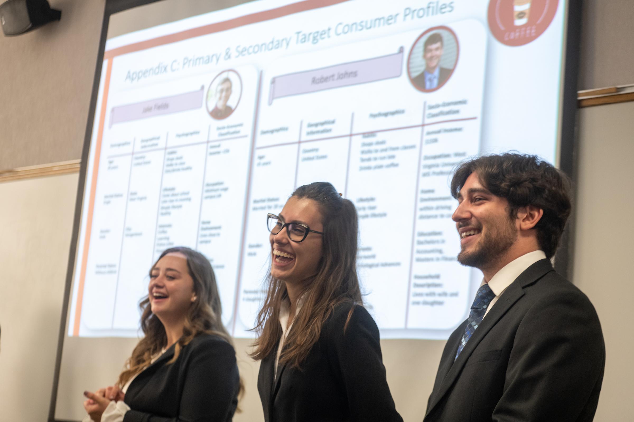 Cluster group presenting