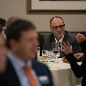 Business Executive Advisory Board meeting, man at table