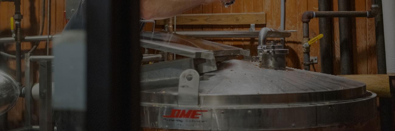 Brewing bats containing an OHIO student-designed beer at Jackie O's Brewery.