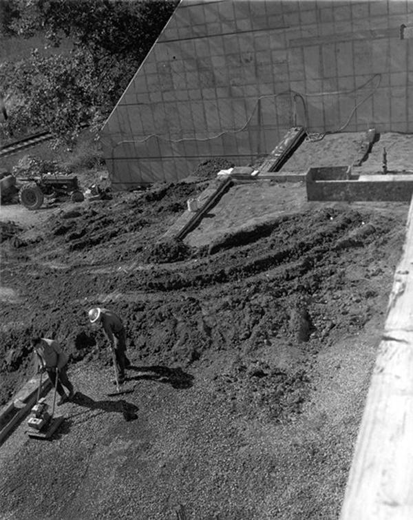 Construction of the Ohio University Accelerator Laboratory on October 11, 1966. 