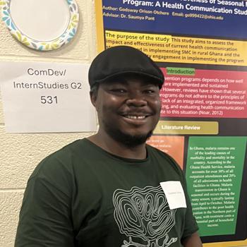 Godsway Orison Otchere at Student Expo