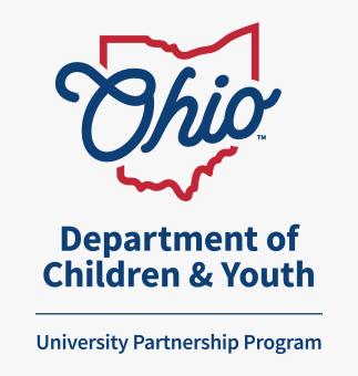 Ohio Department of Children & Youth University Partnership Program