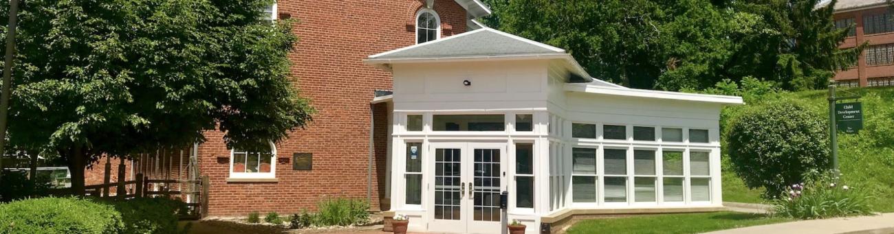 Front Entrance to the Child Development Center Building on the Ridges
