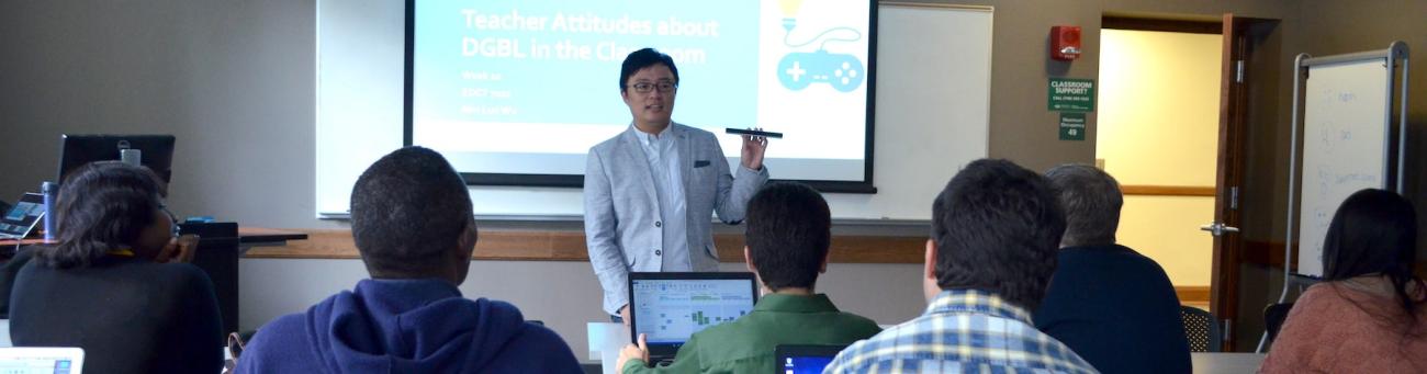 Professor in Educational Studies teaching class