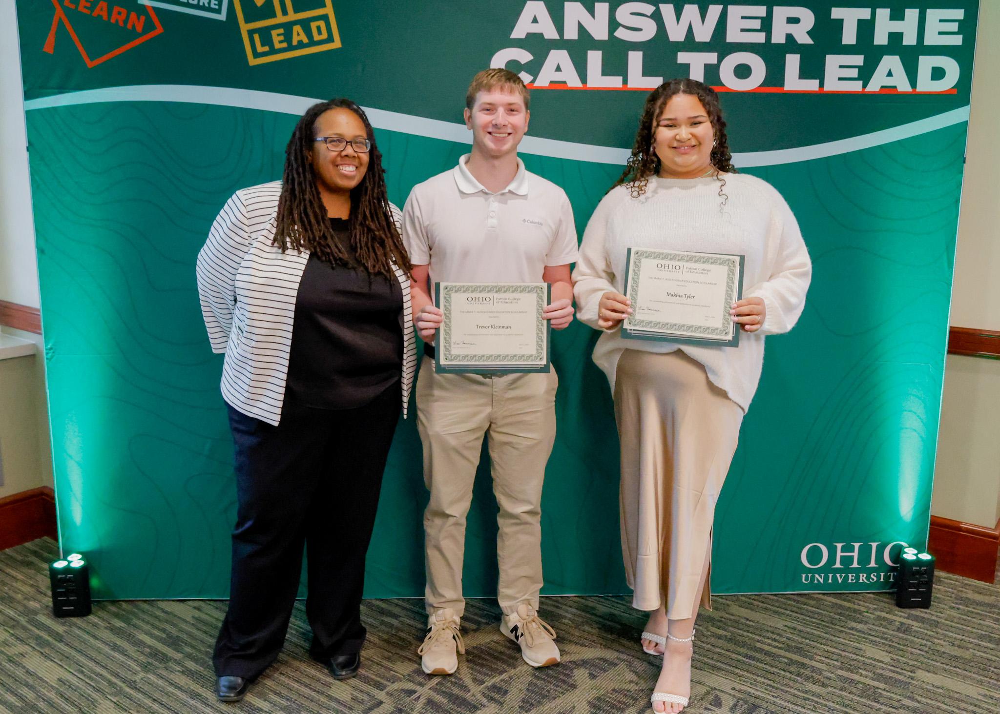 The Marie T. Ausenheimer Education Scholarship Winners 2024-25