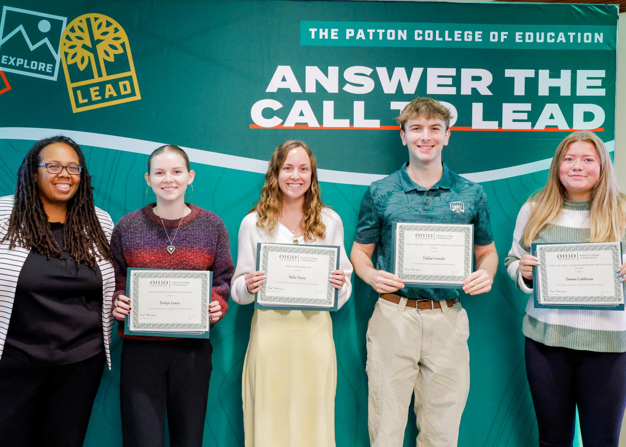 L. Dale and Mildred K. Davison Fund, Clara Deland Award and C. Daniel and Diane S. DeLawder Endowment Winners 2024-25