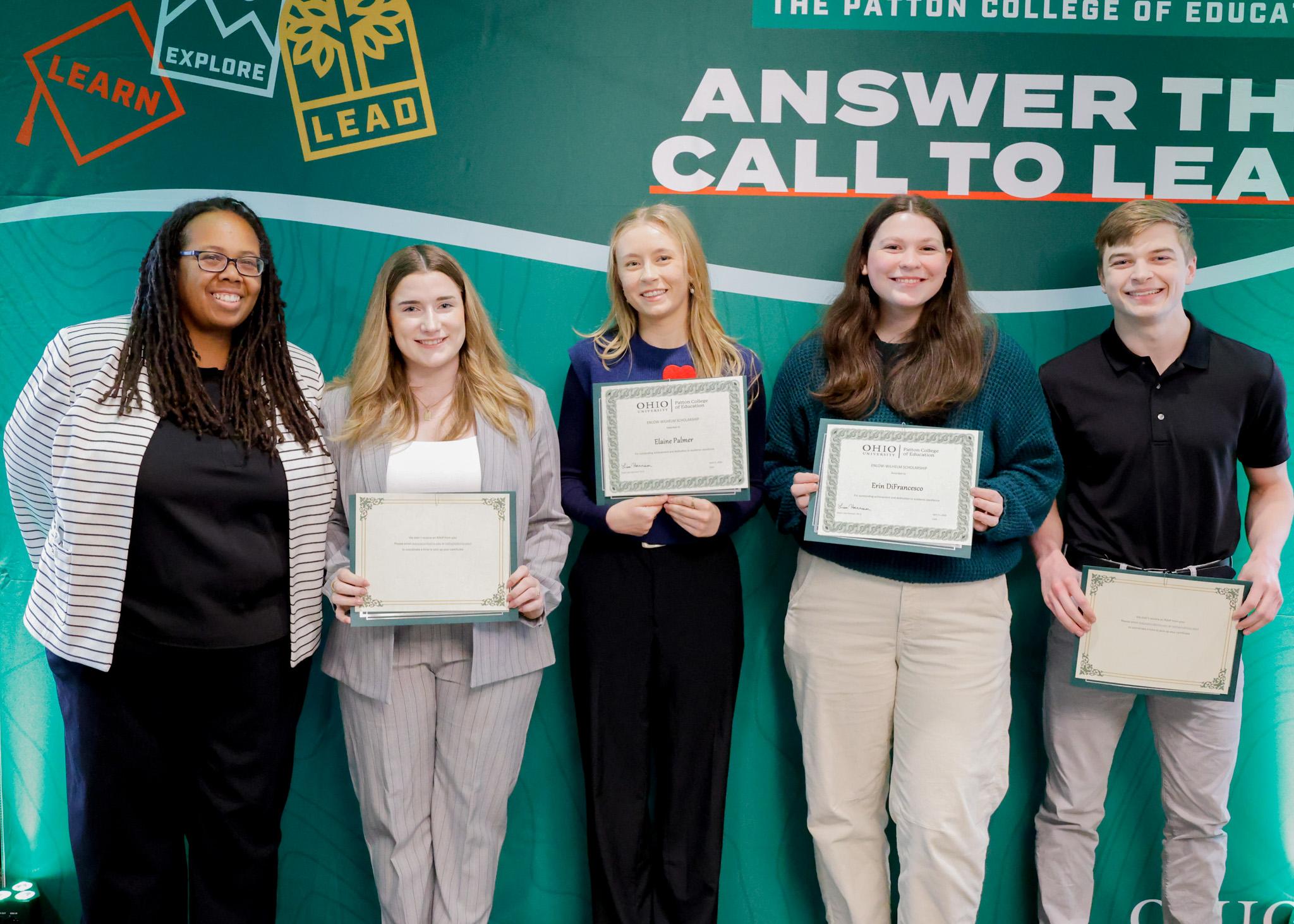 Enlow-Wilhelm Scholarship Winners 2024-25