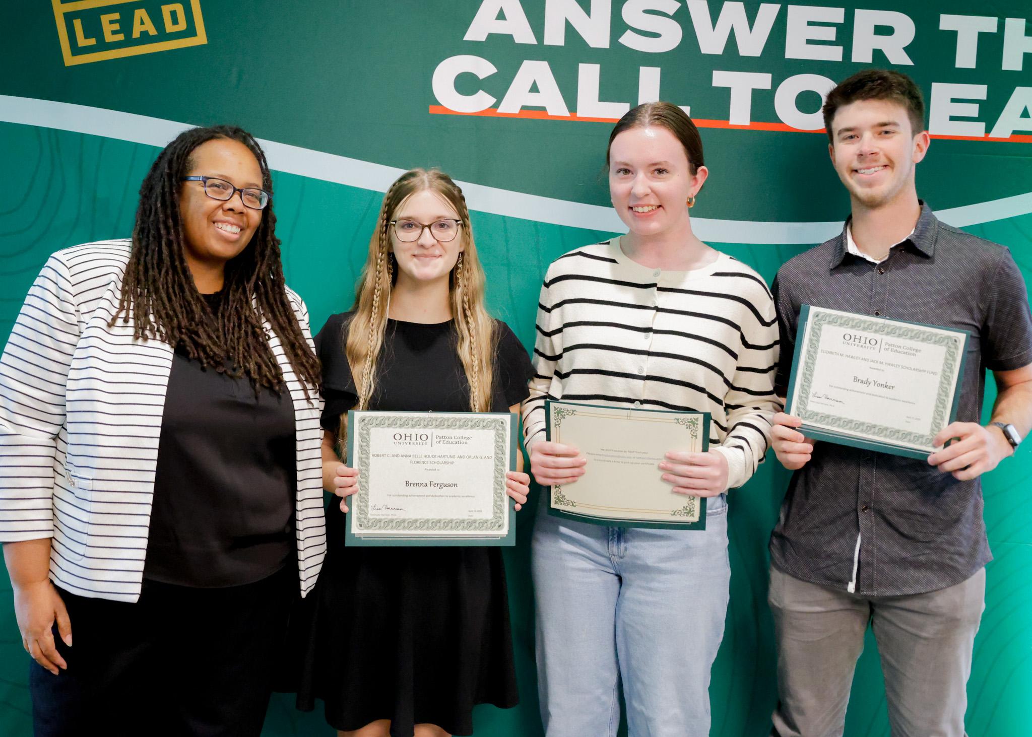 Hartung and Hawley Scholarships Winners 2024-25