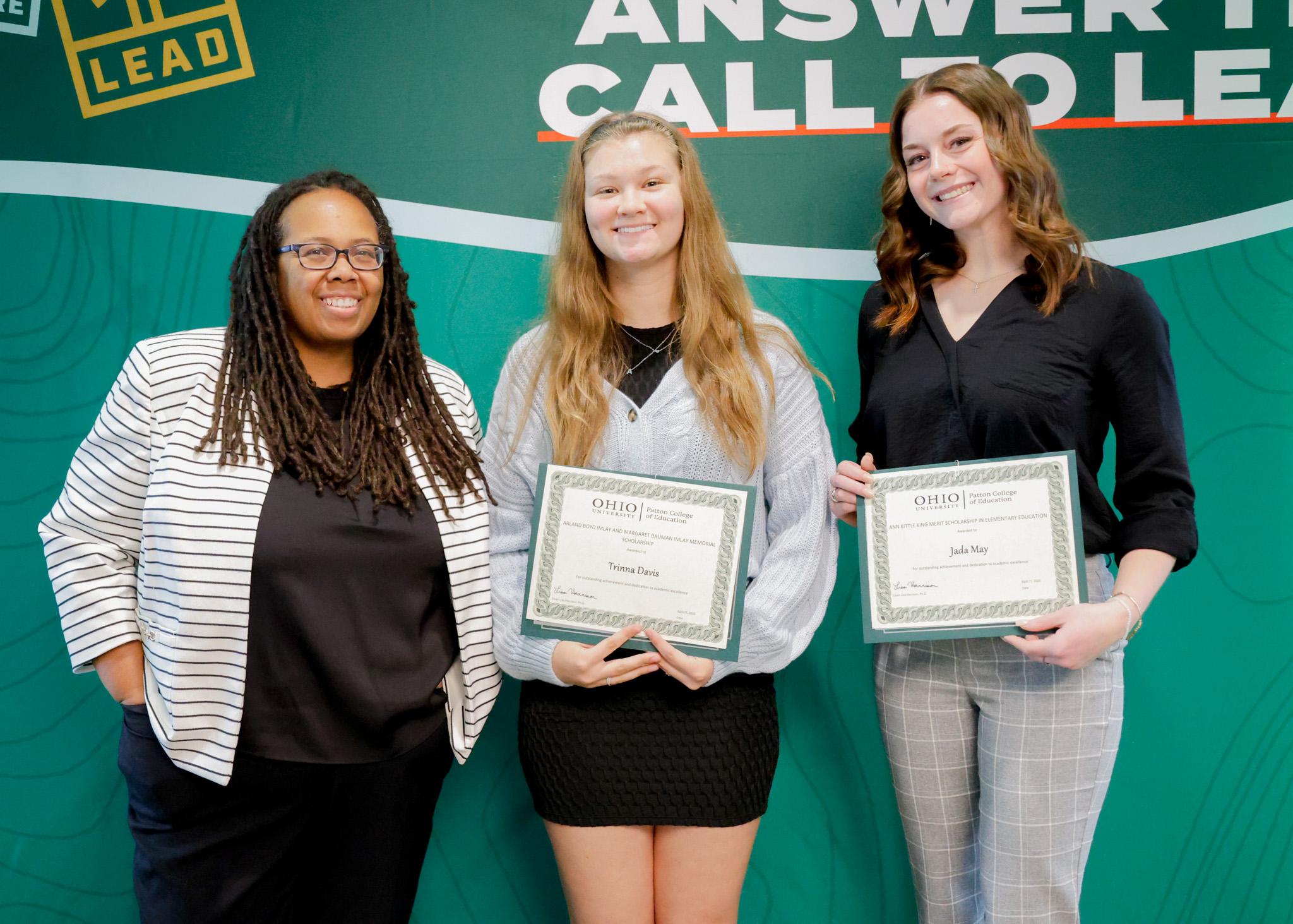 Imlay Memorial and Kittle King Merit Scholarships Winners 2024-25