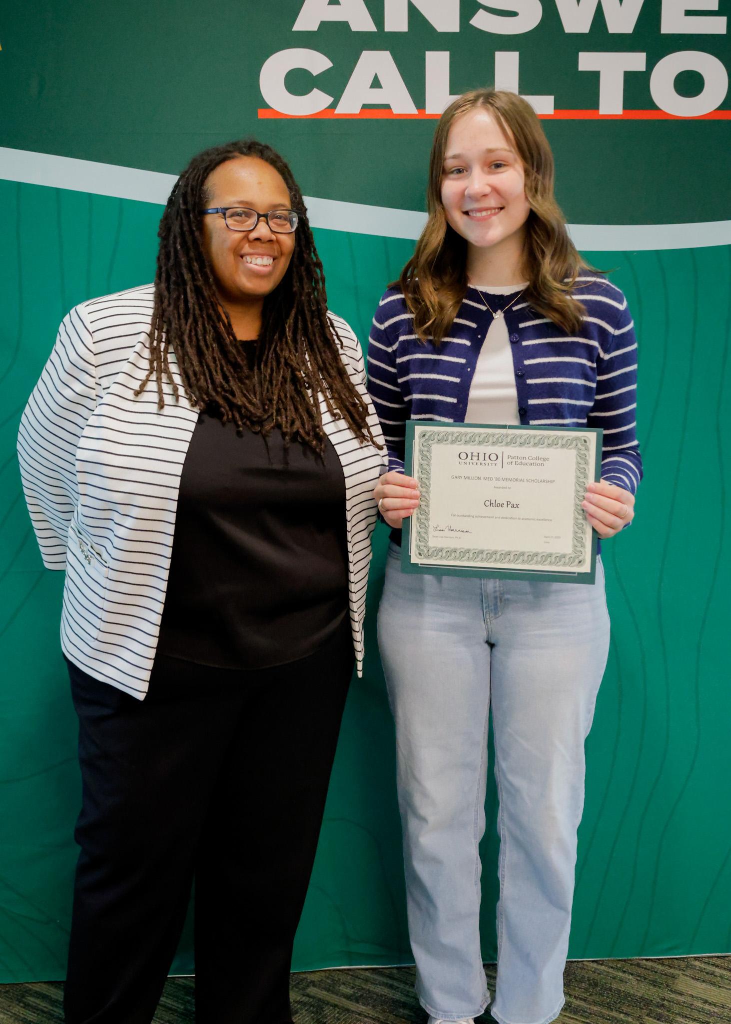 Gary Million Memorial Scholarship Winner 2024-25