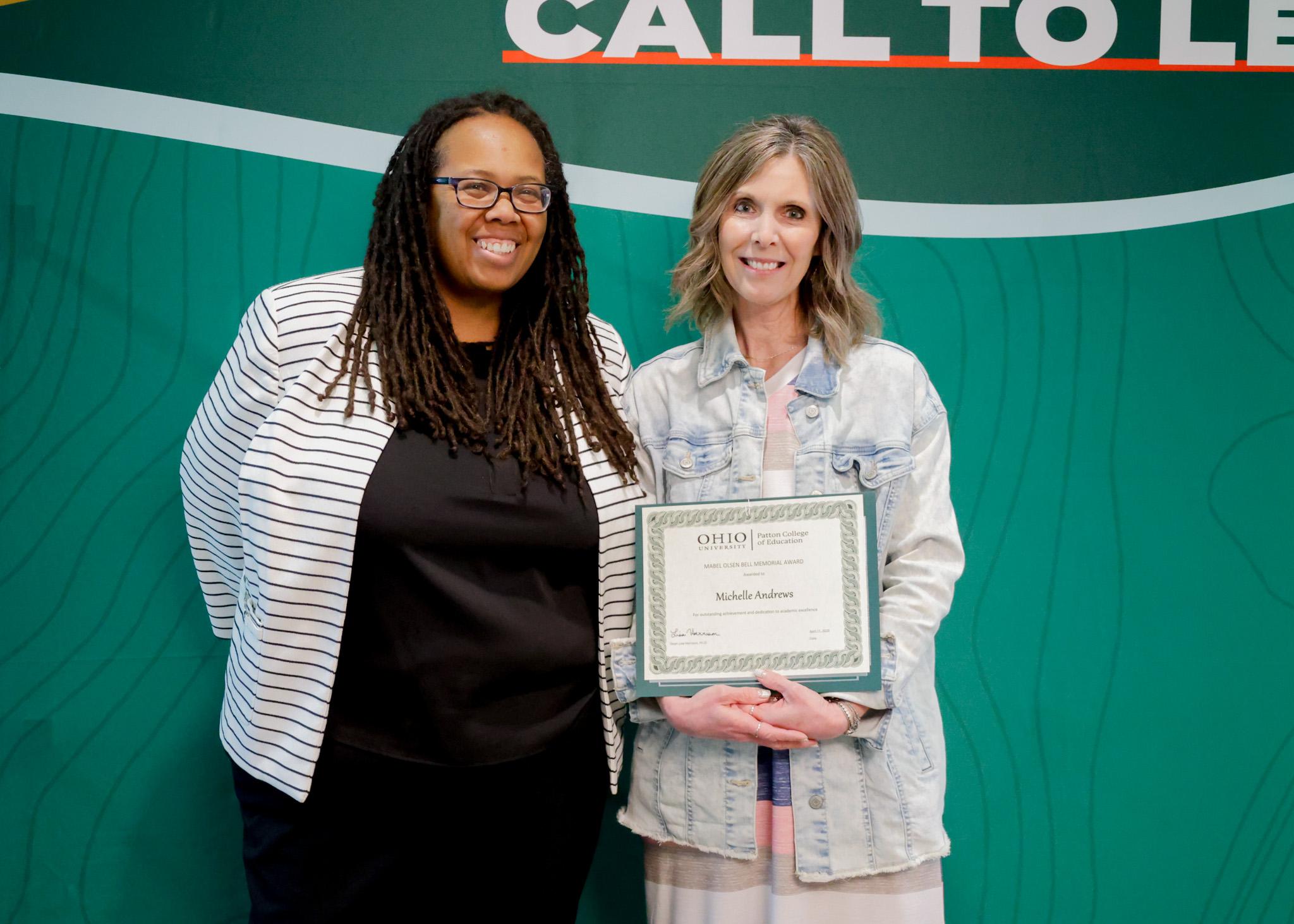 Mabel Olsen Bell Memorial Award Winner 2024-25