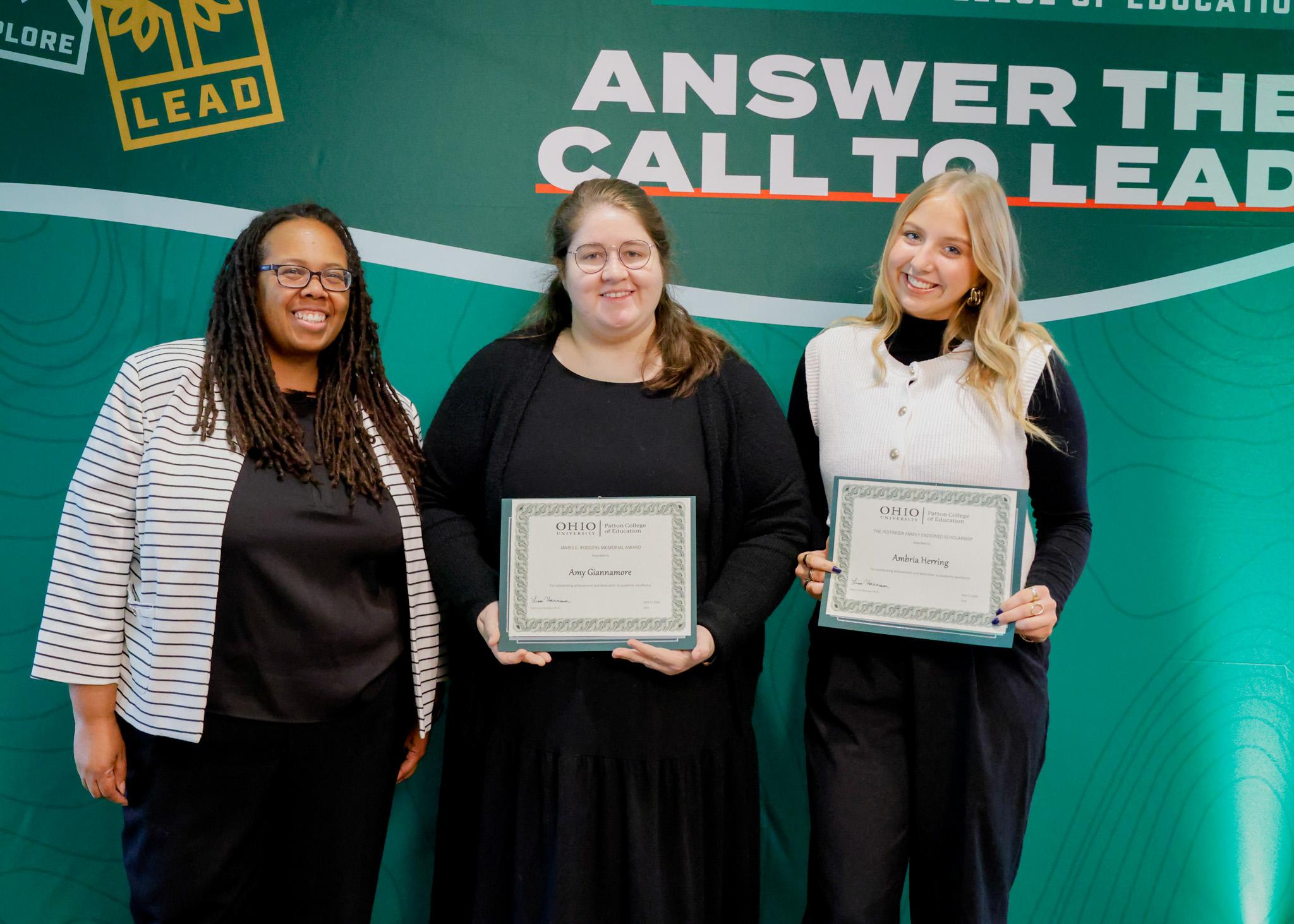 Poitinger Family Endowed Scholarship and James E. Rodgers Memorial Award Winners 2024-25