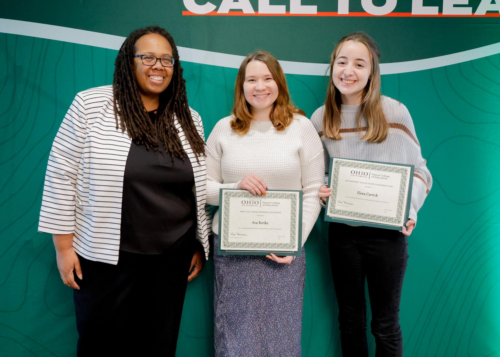 Mary-Lyell Rogers Memorial and Ada Margaret Wilson Saviers Scholarship Winners 2024-25