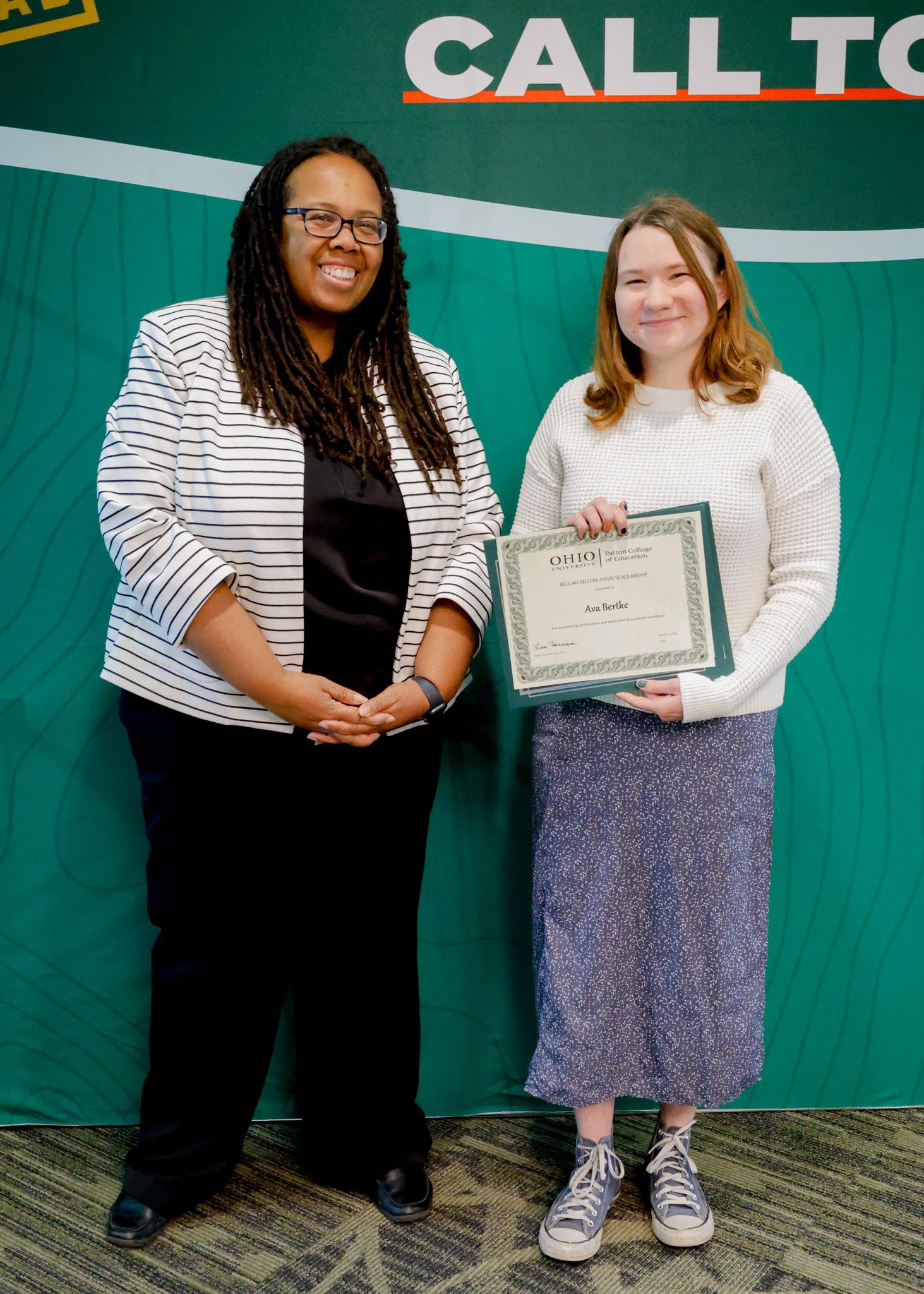 Beulah Sellers-Davis Scholarship Winner 2024-25