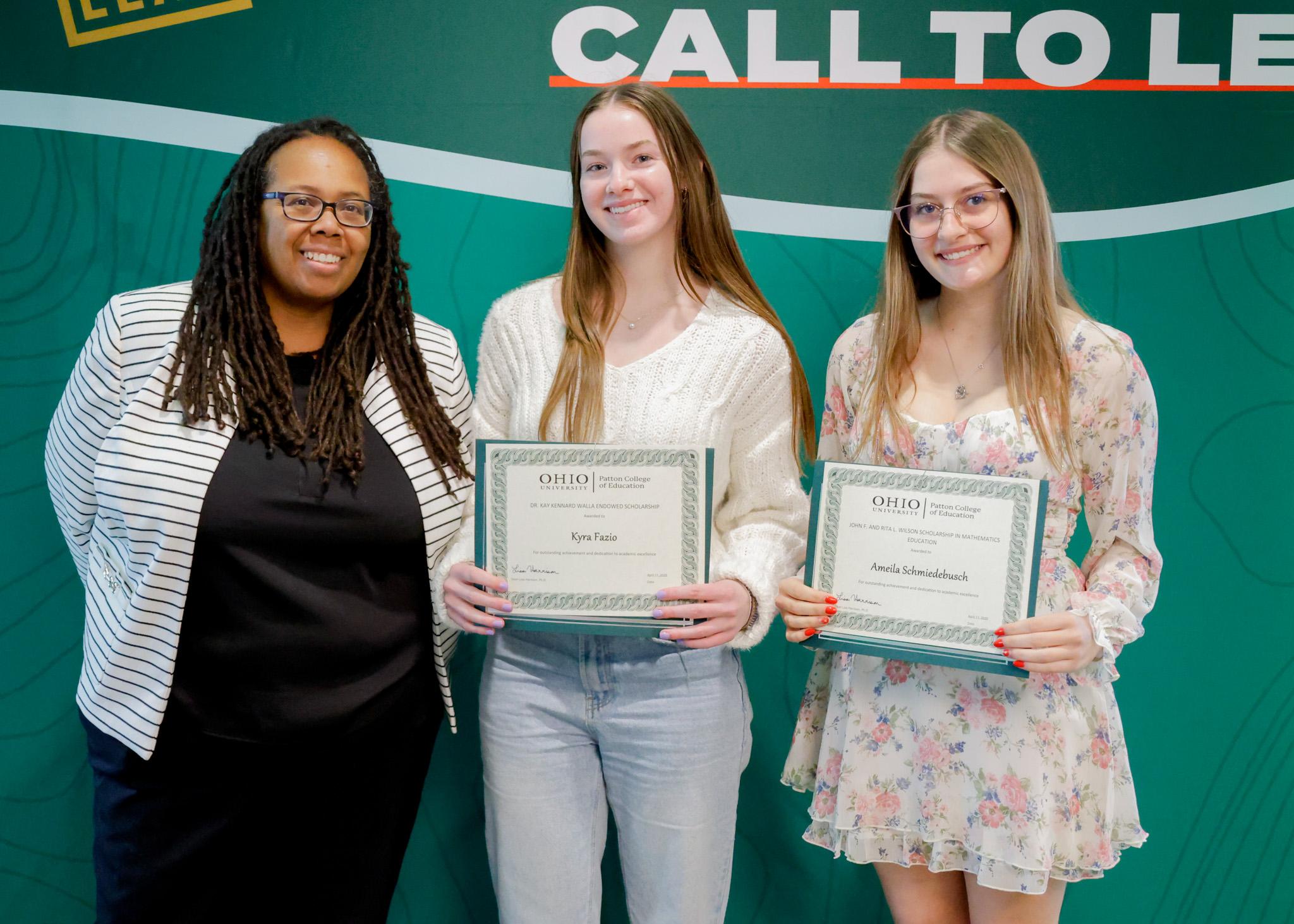 Dr. Kay Kennard Walla Endowed and John F. and Rita L. Wilson Scholarship Winners 2024-25