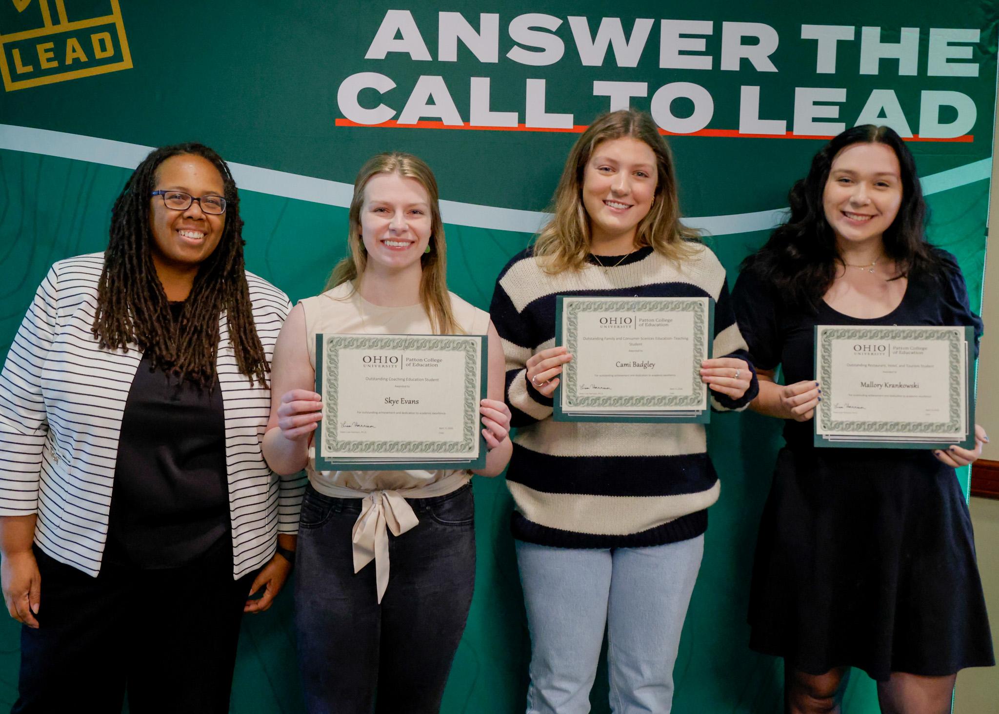 Outstanding Recreation, Sport Pedagogy and Consumer Sciences 2024-25
