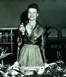 Violet Patton as a young adult