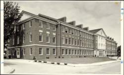 McCracken Hall just after construction was completed in 1960