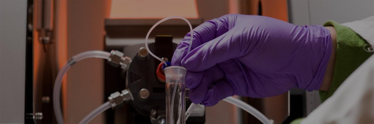 Students in an Ohio University biochemical engineering lab.