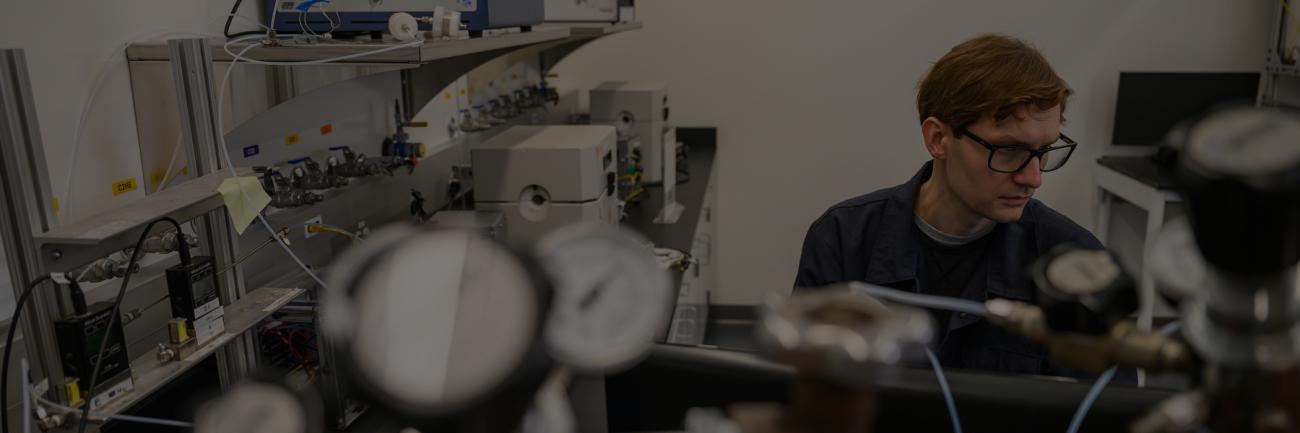 Student in Ohio University's Russ Research Opportunity Center