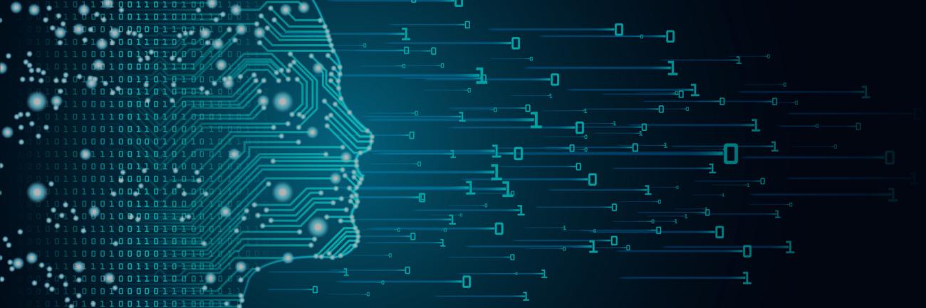 Illustration of machine learning and artificial intelligence