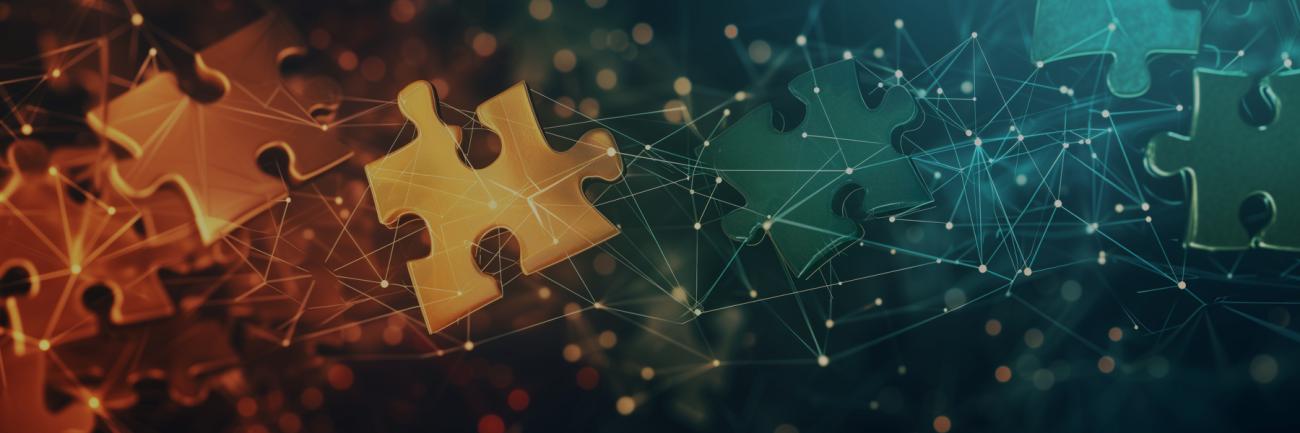 illustration of puzzle pieces and problem solving