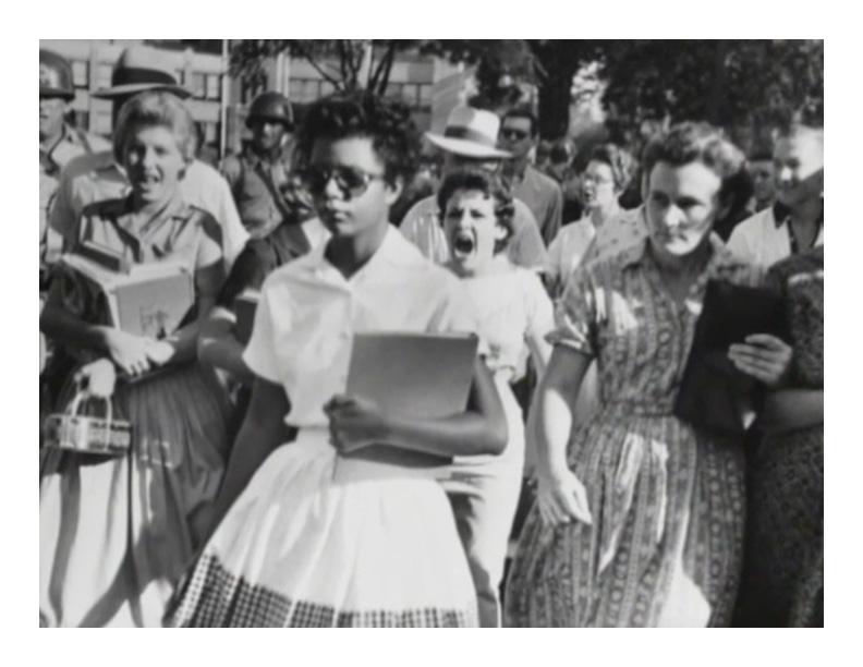People together, marching