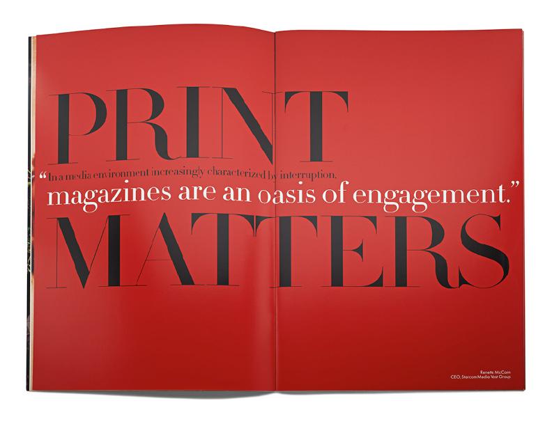 Spread from Vogue magazine