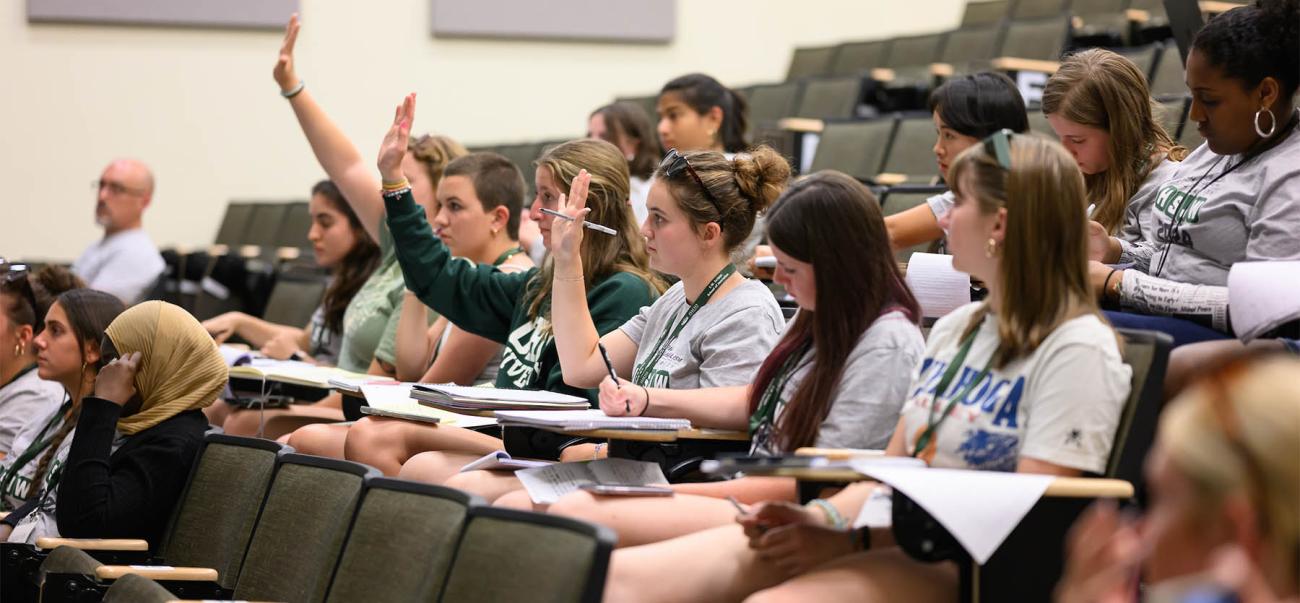 Journalism students in a lecture.