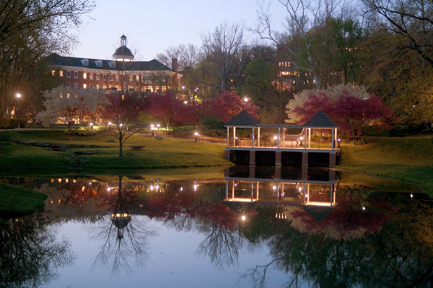 Emeriti Park at twilight