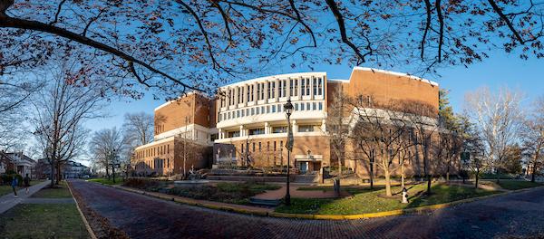 Alden Library view