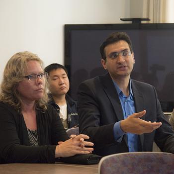 SMART Lab group in small meeting room