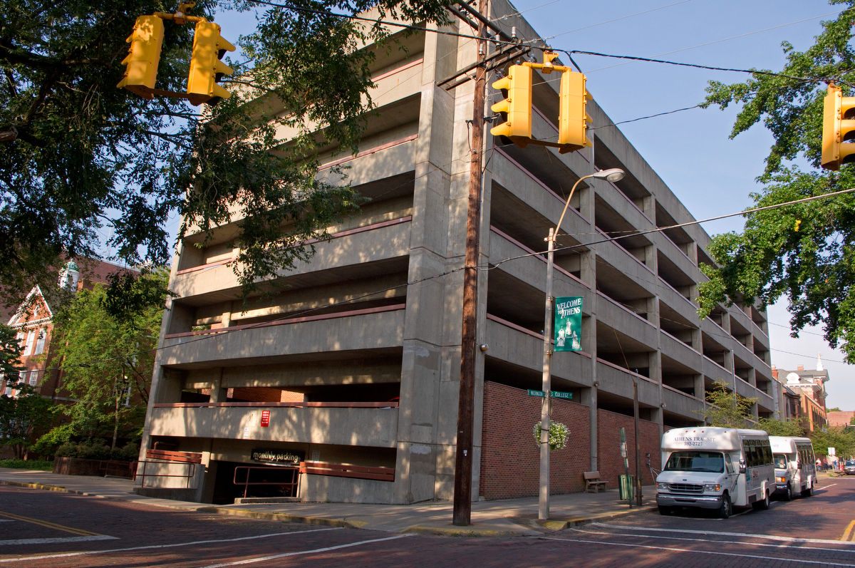 Photo of the Athens City Parking Garage