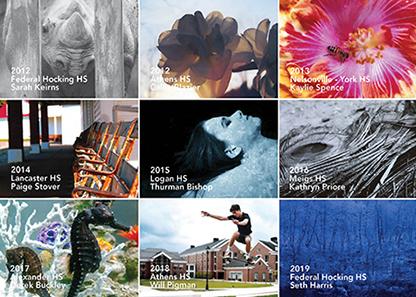 collage of photos from various artists and various years. Vibrant in color to dull in saturation.
