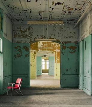 Christopher Payne, Patient Ward, Buffalo State Hospital, Buffalo, New York, 2003, Digital C-Print.