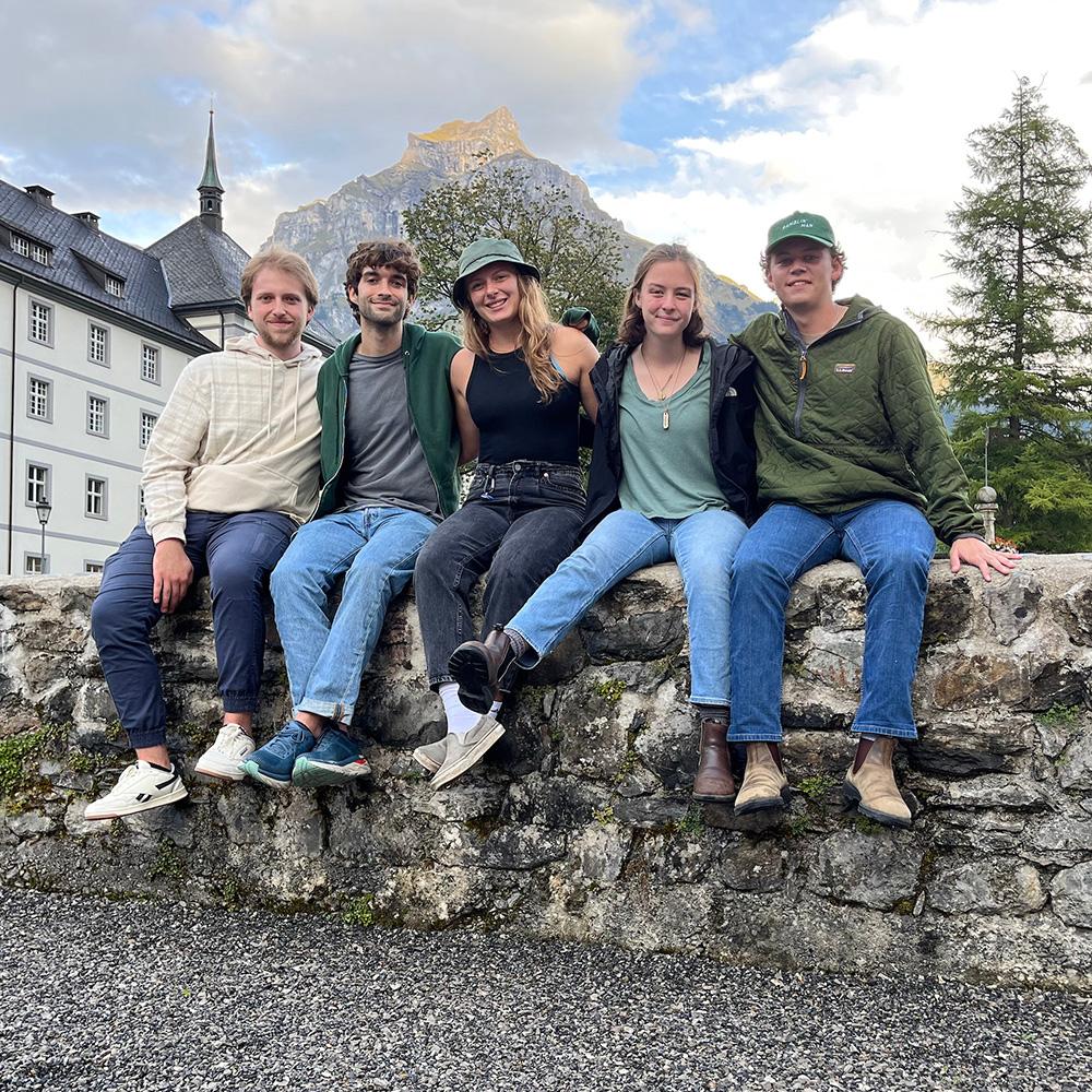 Scripps students in Switzerland