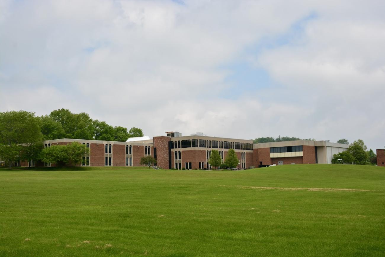 A photo of Brasee Hall facing Lancaster High School