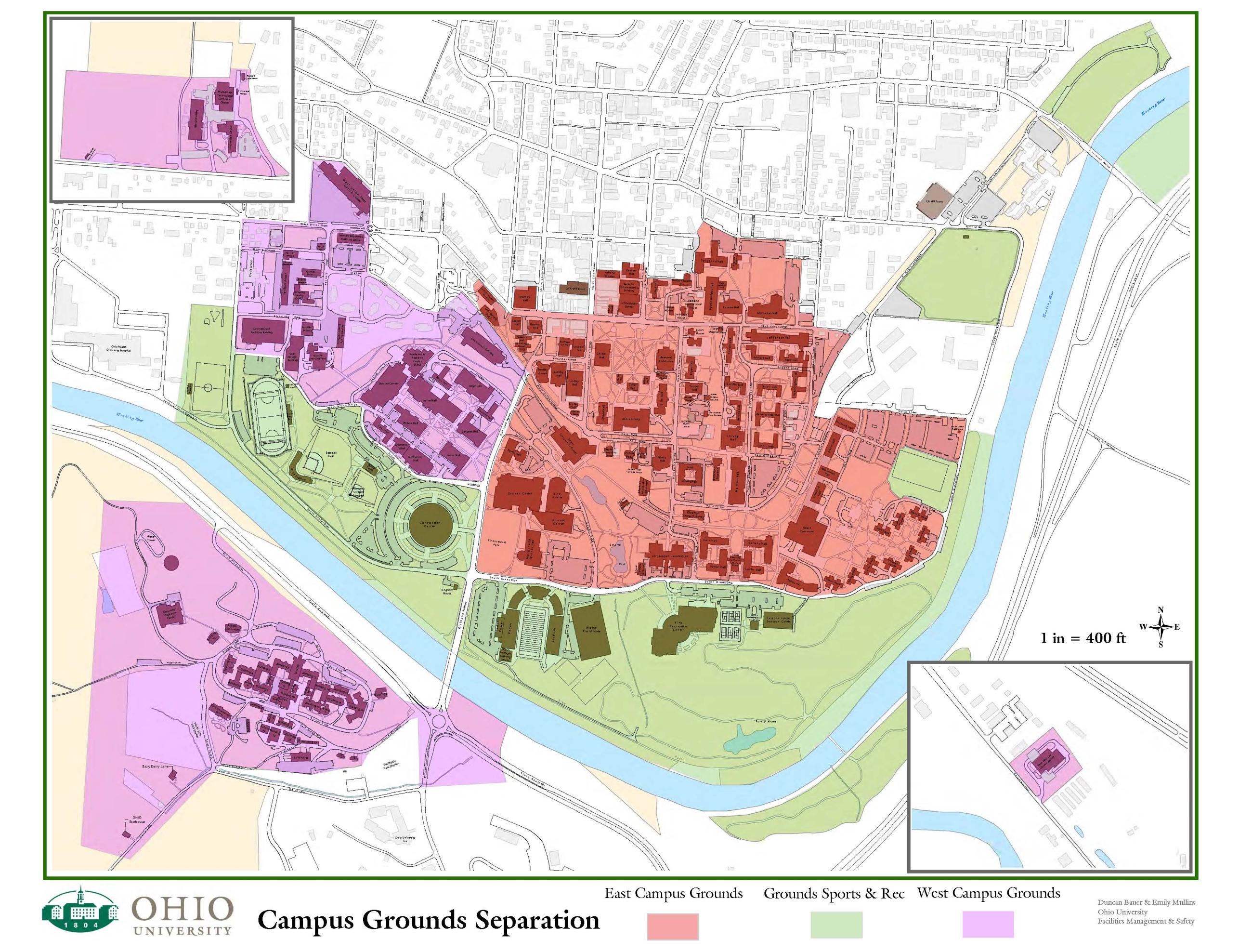 Grounds coverage map