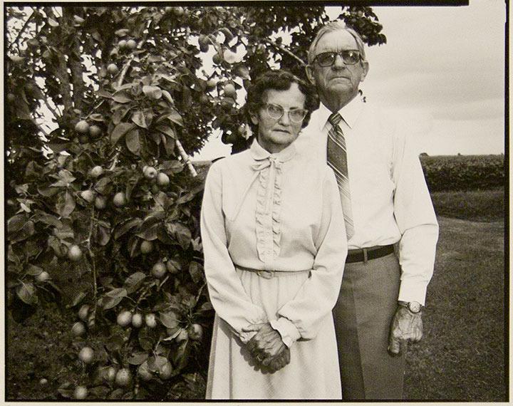 Mr. and Mrs. C. Hinderson, Iota, LA, 1982, A. J. Meek, gelatin silver, 14 x 18 in. (35.6 x 45.7cm), 84.051.i4. Gift of the artist.