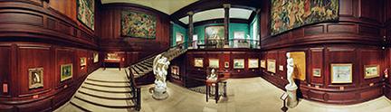 panoramic photograph of Corcoran Gallery of Art