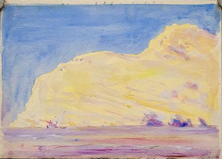 cliffs and sky