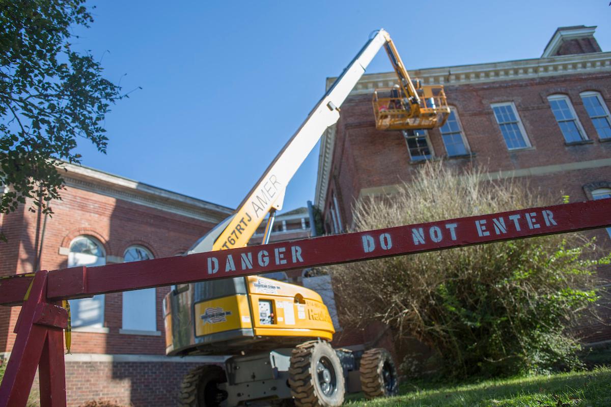 The Ridges during renovation in 2015
