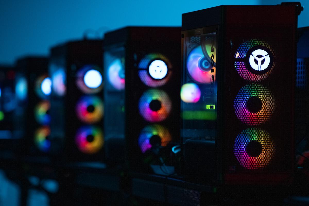 State-of-the-art gaming PCs in Ohio University's Esports Arena