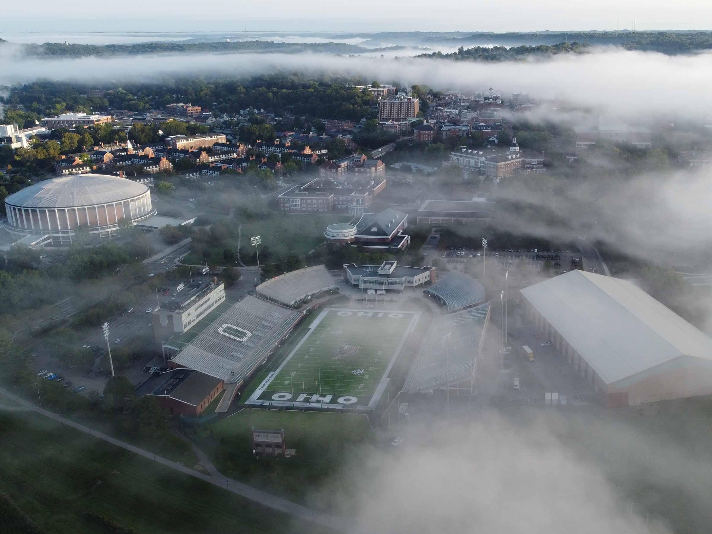 Drone Photo Over Peden and Convo
