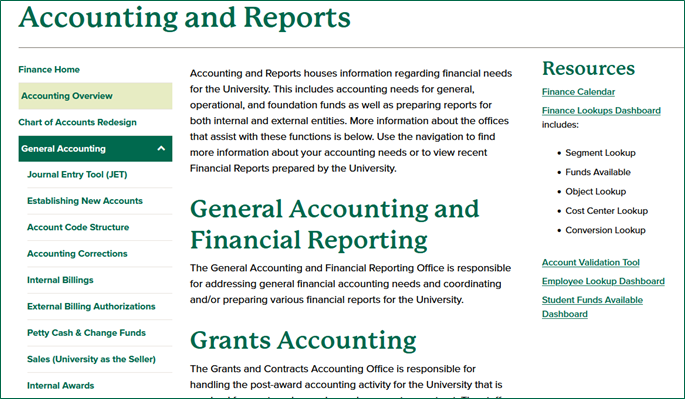 General Accounting