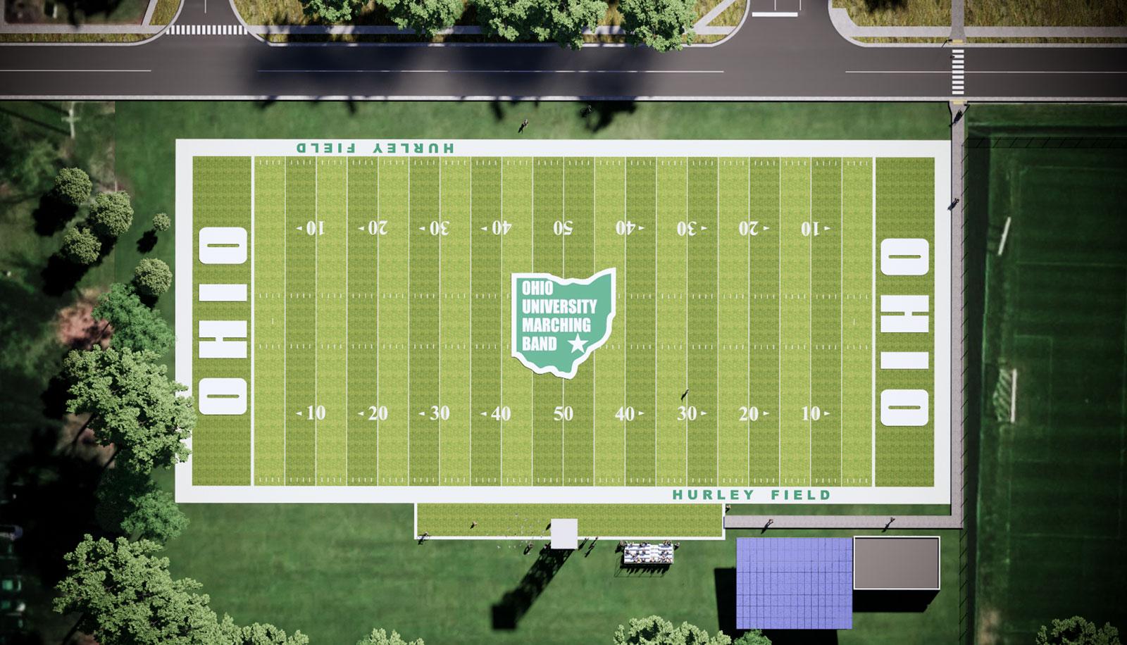Render of new Marching 110 Band Complex