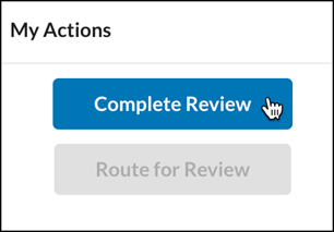Picture of Complete Review button