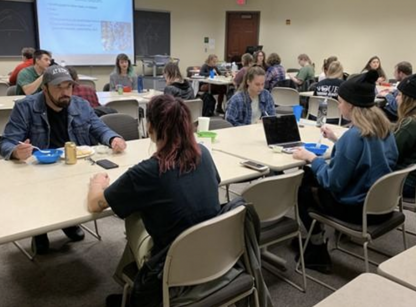   Green Initiative Student Organization Planning Meeting. Photo by Hope Roberts 2019. 