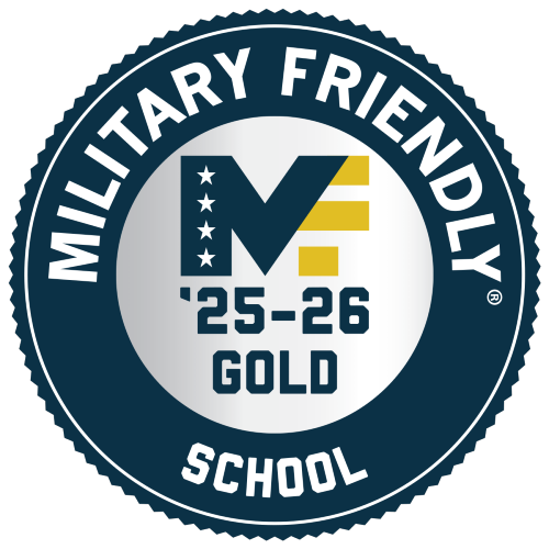 logo for Military Friendly School Gold 25-26